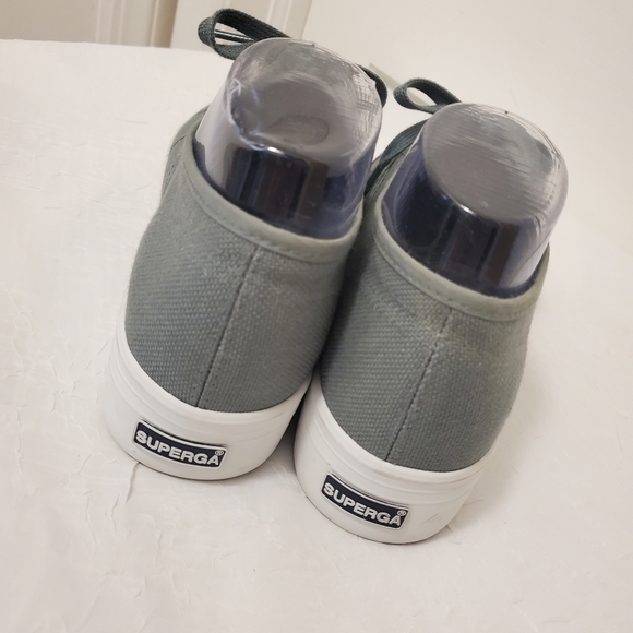 NWOB Superga Unisex Platform Laceup Sneaker Shoes M8 L9.5 - Picture 3 of 11